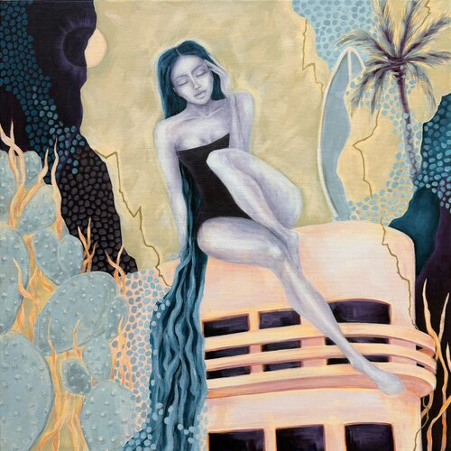 Still Between by Oksana Alekhina, Painting for Sale on Select