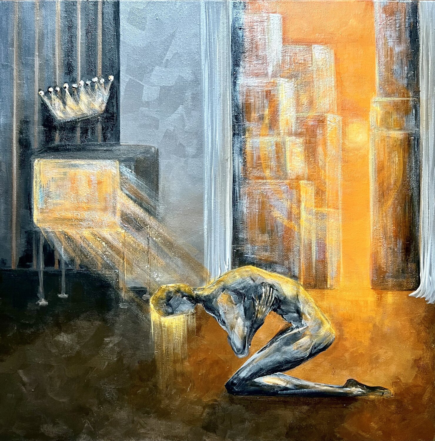 ADEPT TV Oksana Alekhina Original painting for sale
