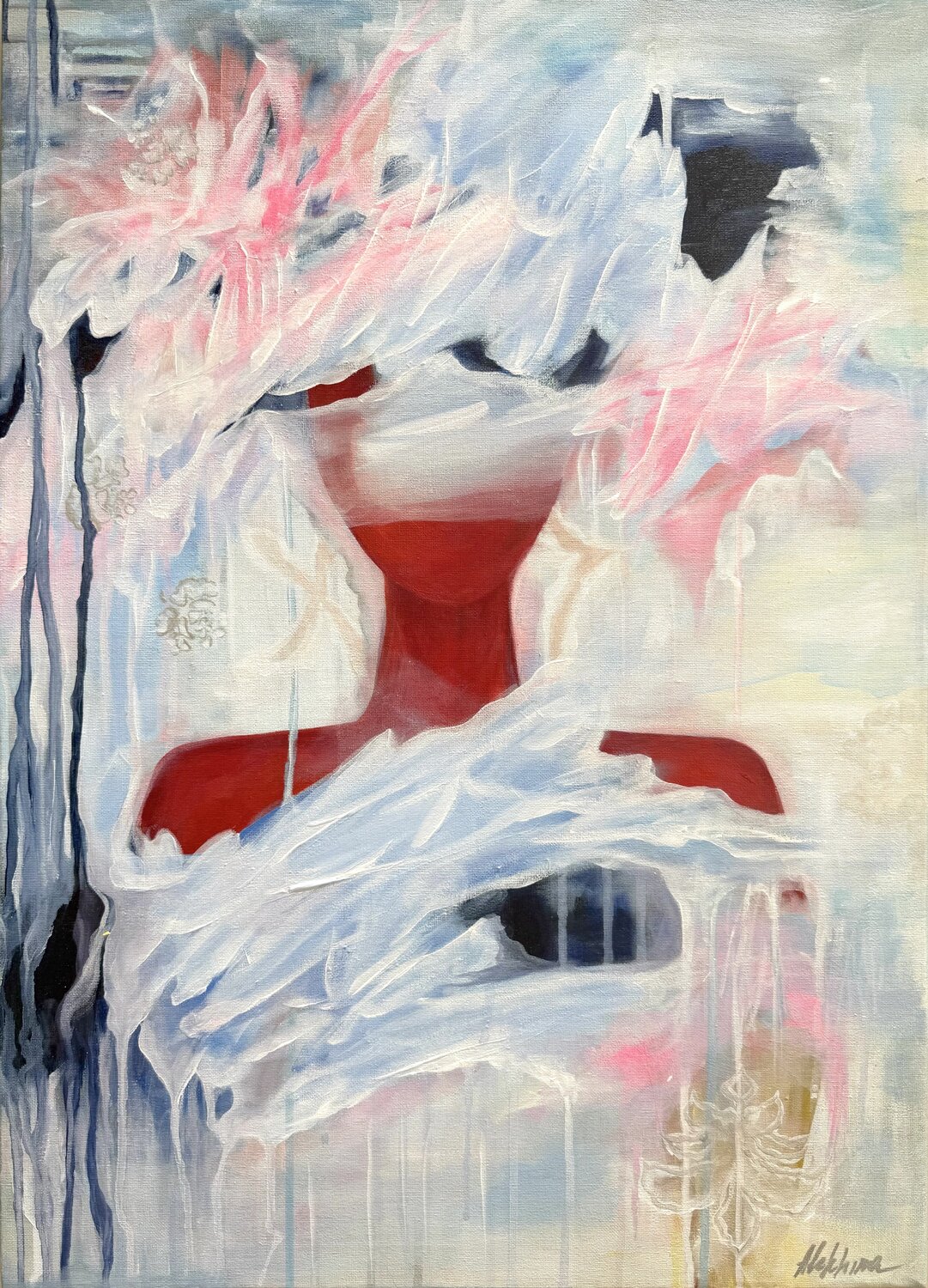 high-tech Oksana Alekhina Original painting for sale