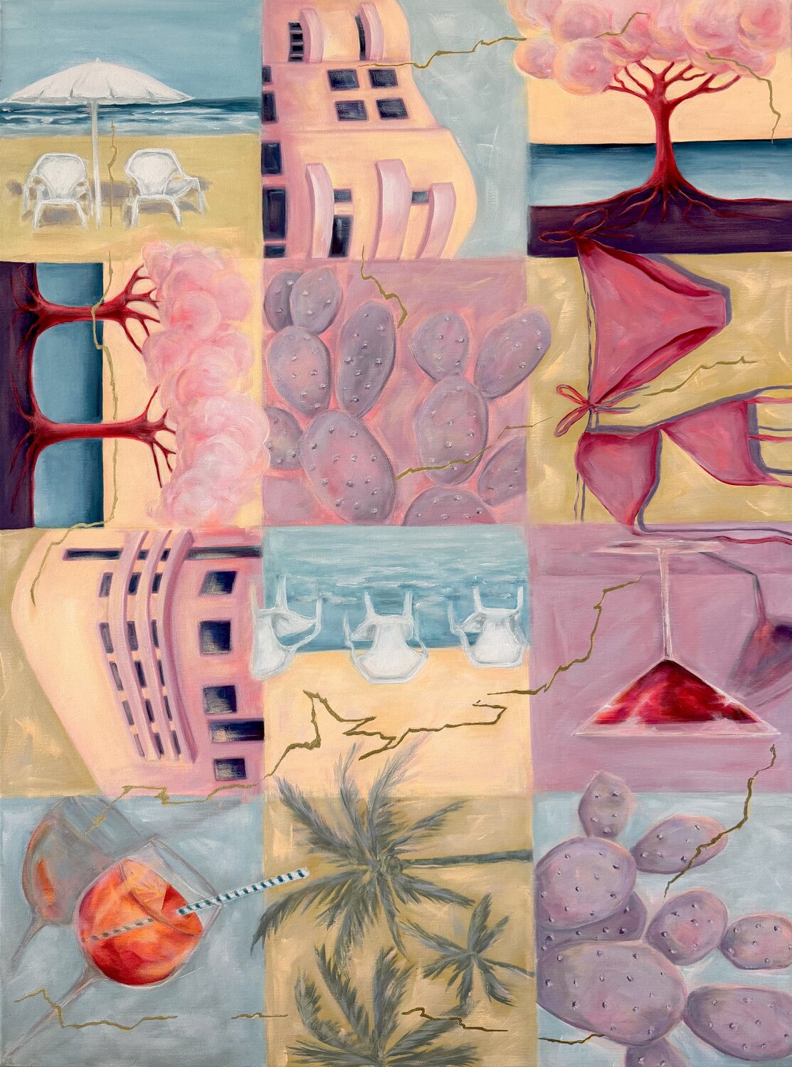 Reality Mode Oksana Alekhina Original painting for sale