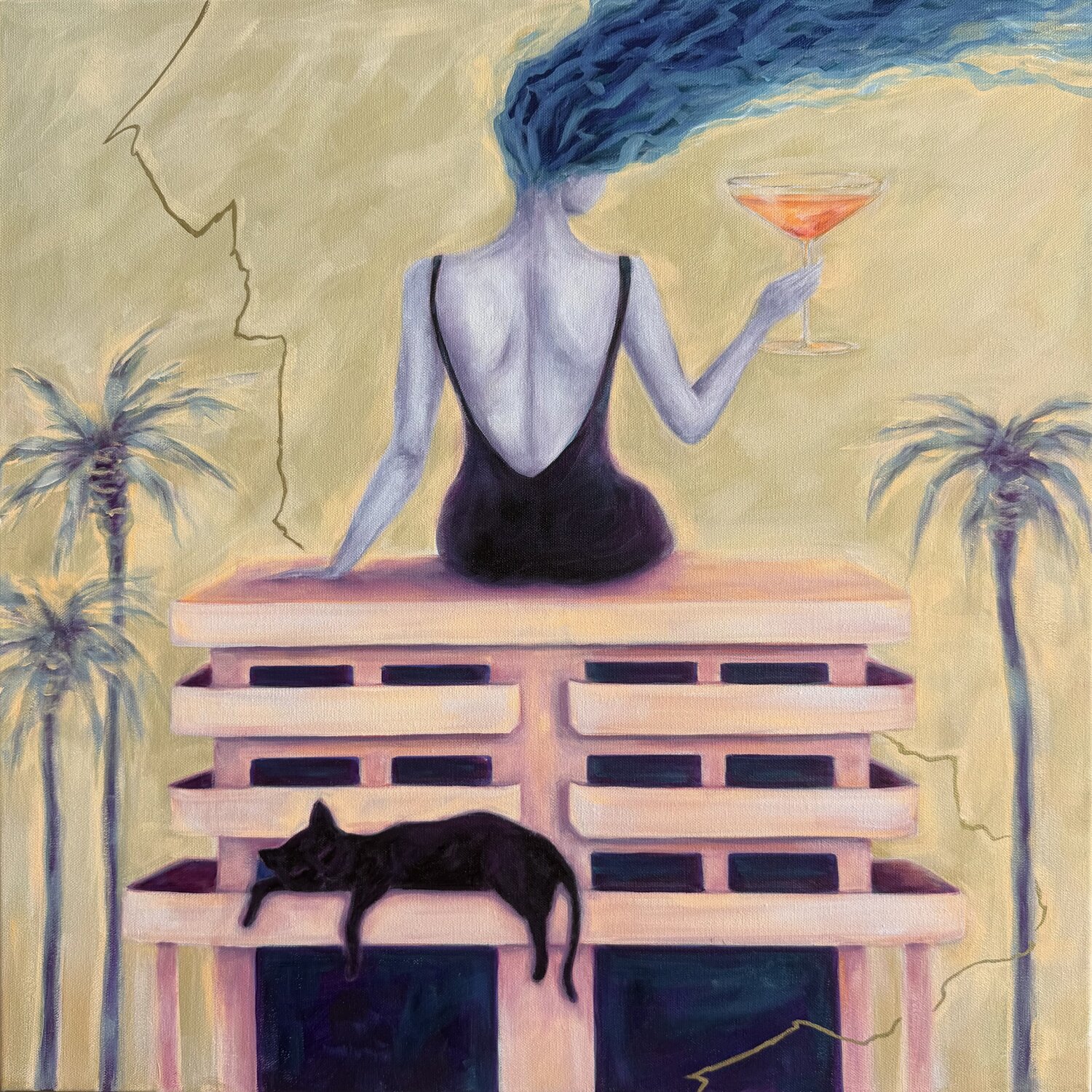 Normal Mode Oksana Alekhina Original painting for sale