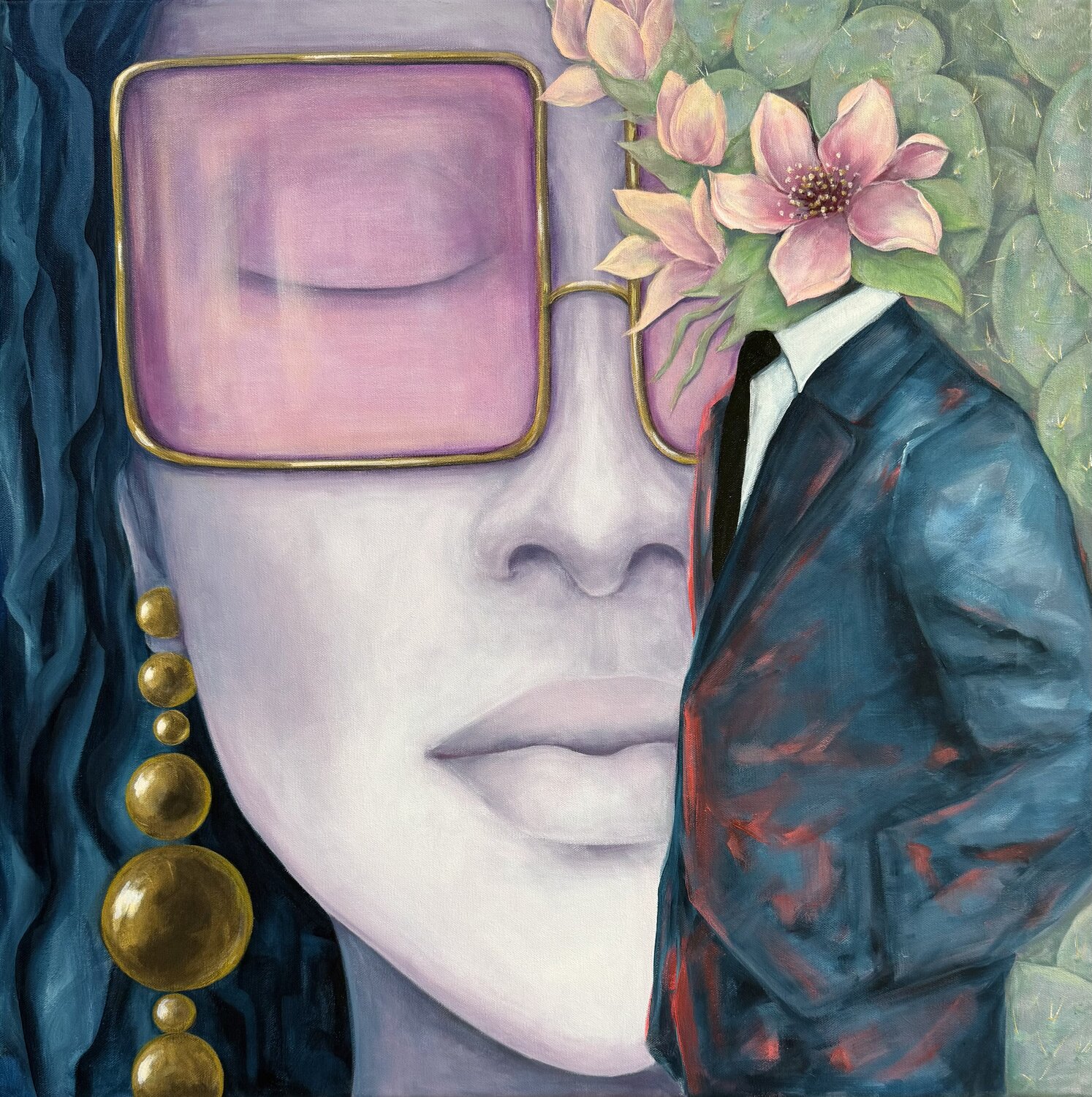 Chosen View Oksana Alekhina Original painting for sale