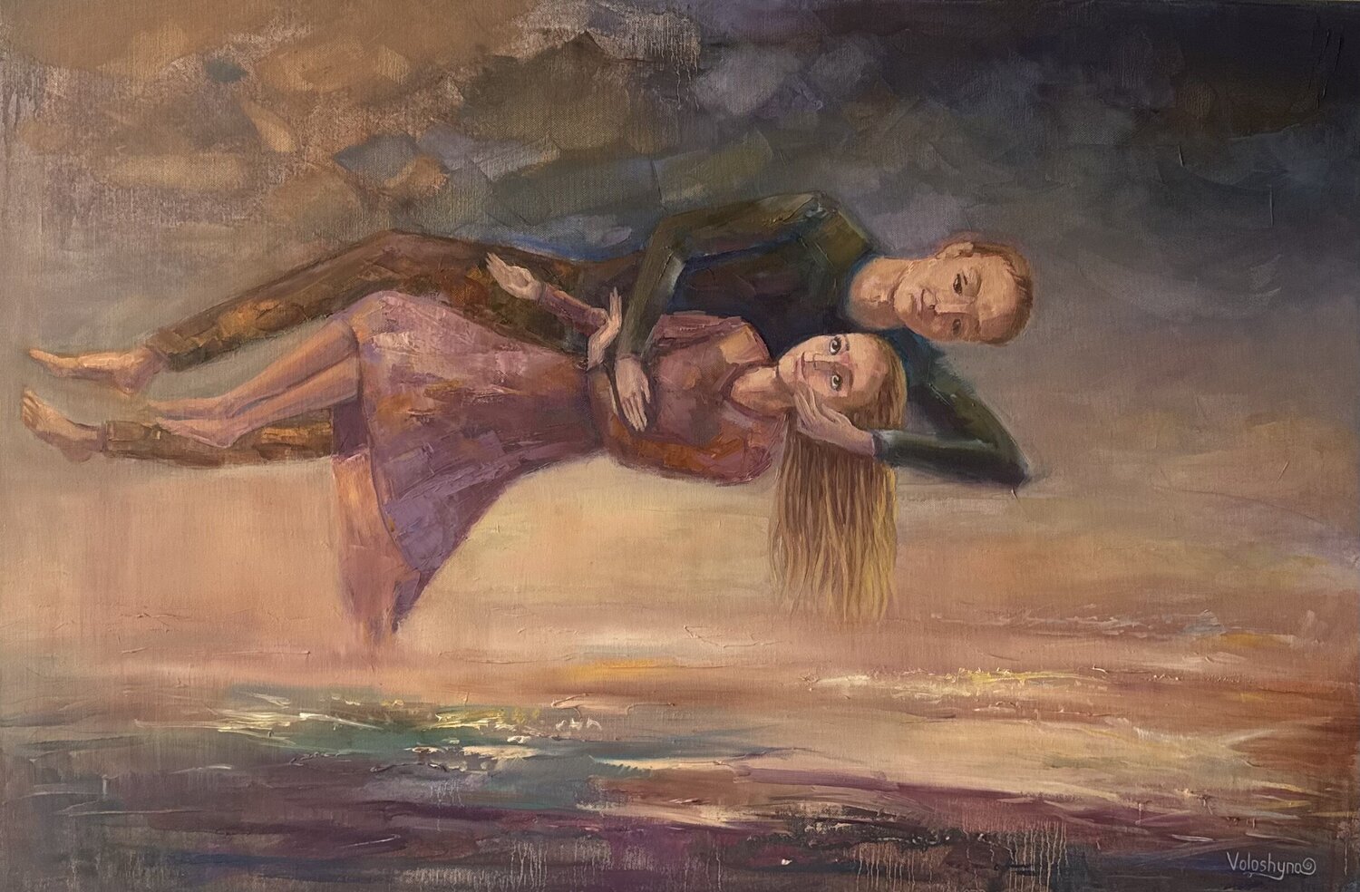 The moment Mary Voloshyna Original painting for sale