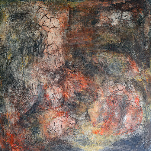 Fra le crepe dell'anima (1 Premio Pittura Città di Biella, Esposto all'interno della collettiva Ferite 2022) by Rosario Annunziata, Painting for Sale on Select