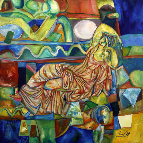 Il sogno di Venere by Rosario Annunziata, Painting for Sale on Select