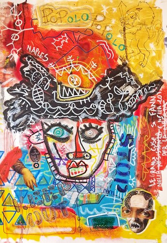 Popolo, popolo by Rosario Annunziata, Painting for Sale on Select