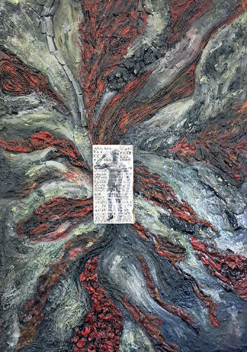 Epicentro della Memoria by Rosario Annunziata, Painting for Sale on Select