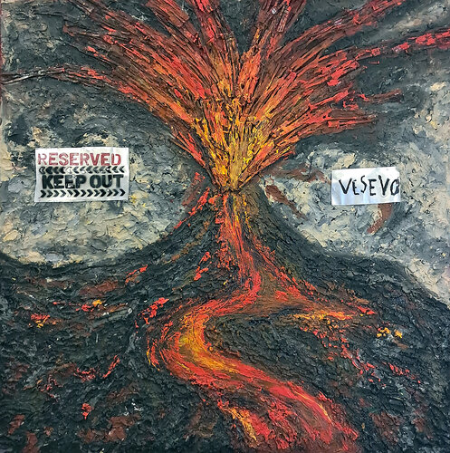 Eruzione Primordiale by Rosario Annunziata, Painting for Sale on Select