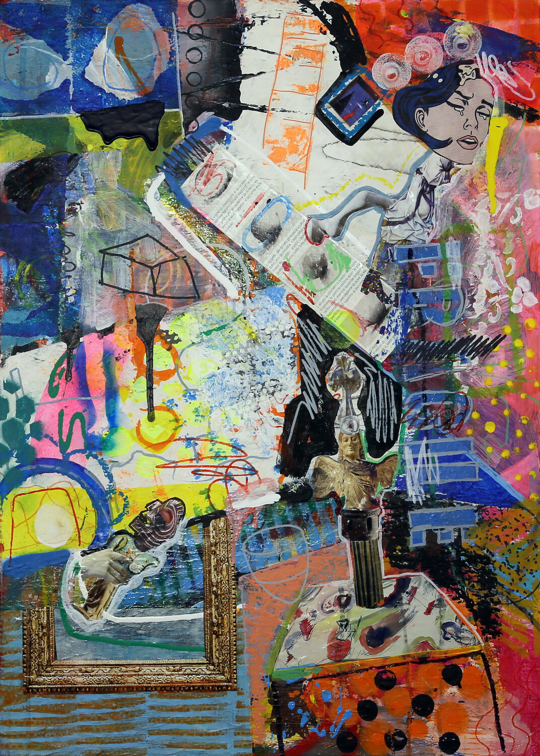 Woman object Rosario Annunziata Original painting for sale
