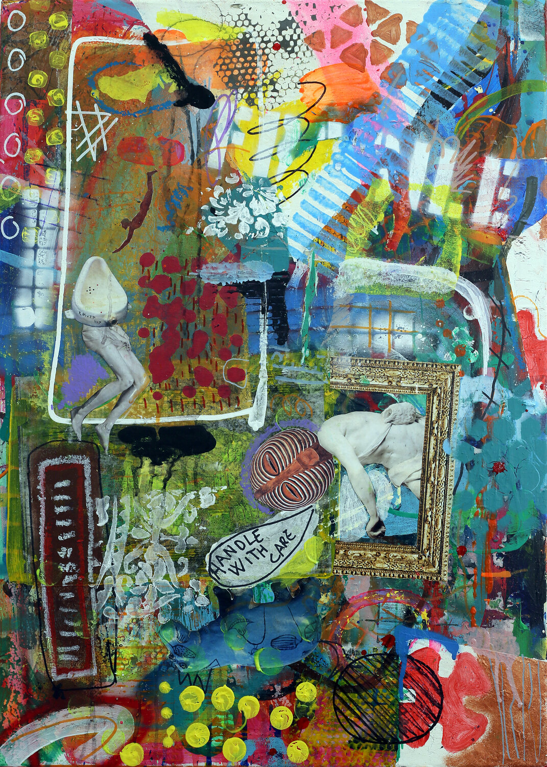 Handle with care Rosario Annunziata Original painting for sale