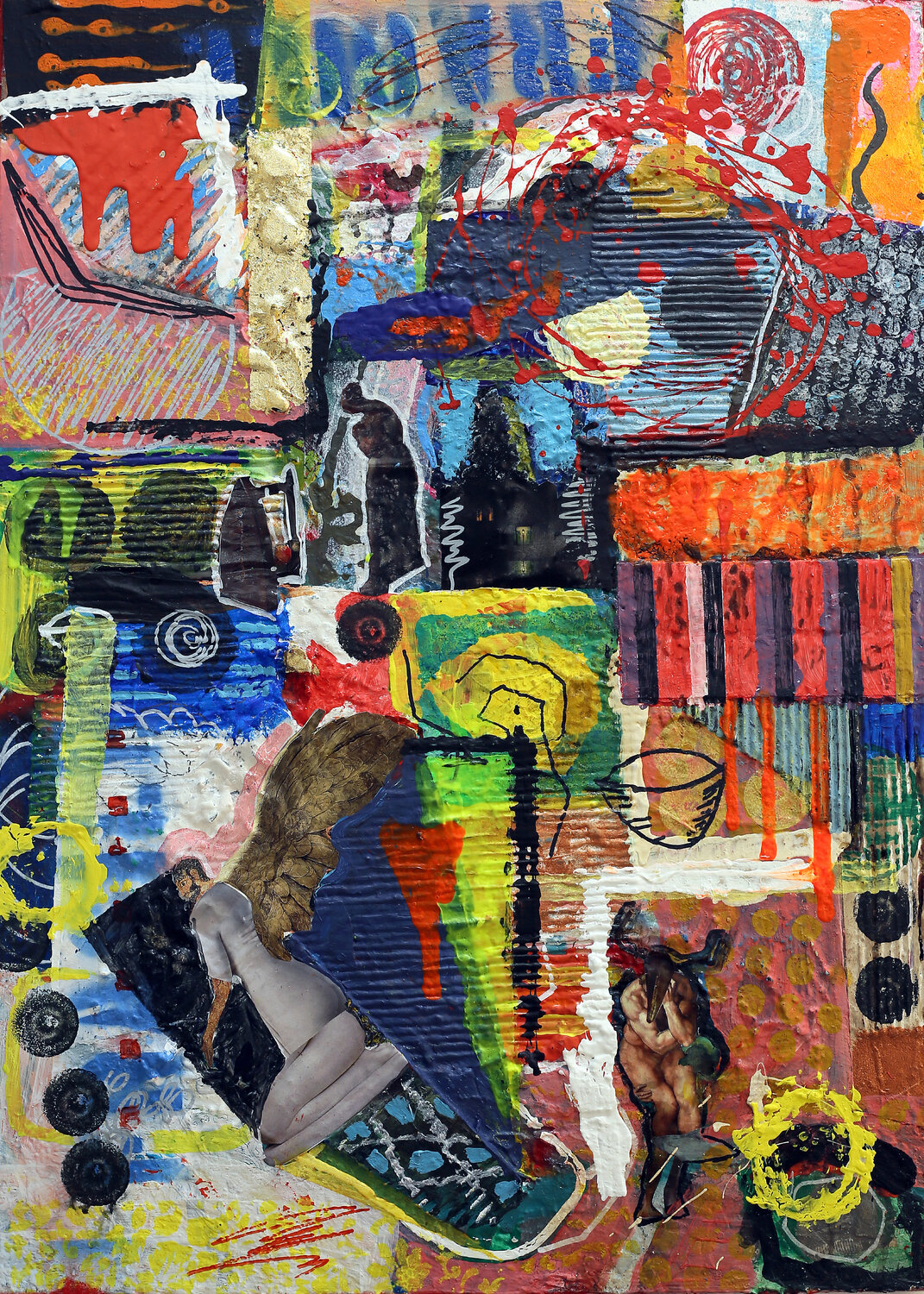 Impara dai buoni le buone cose Rosario Annunziata Original painting for sale