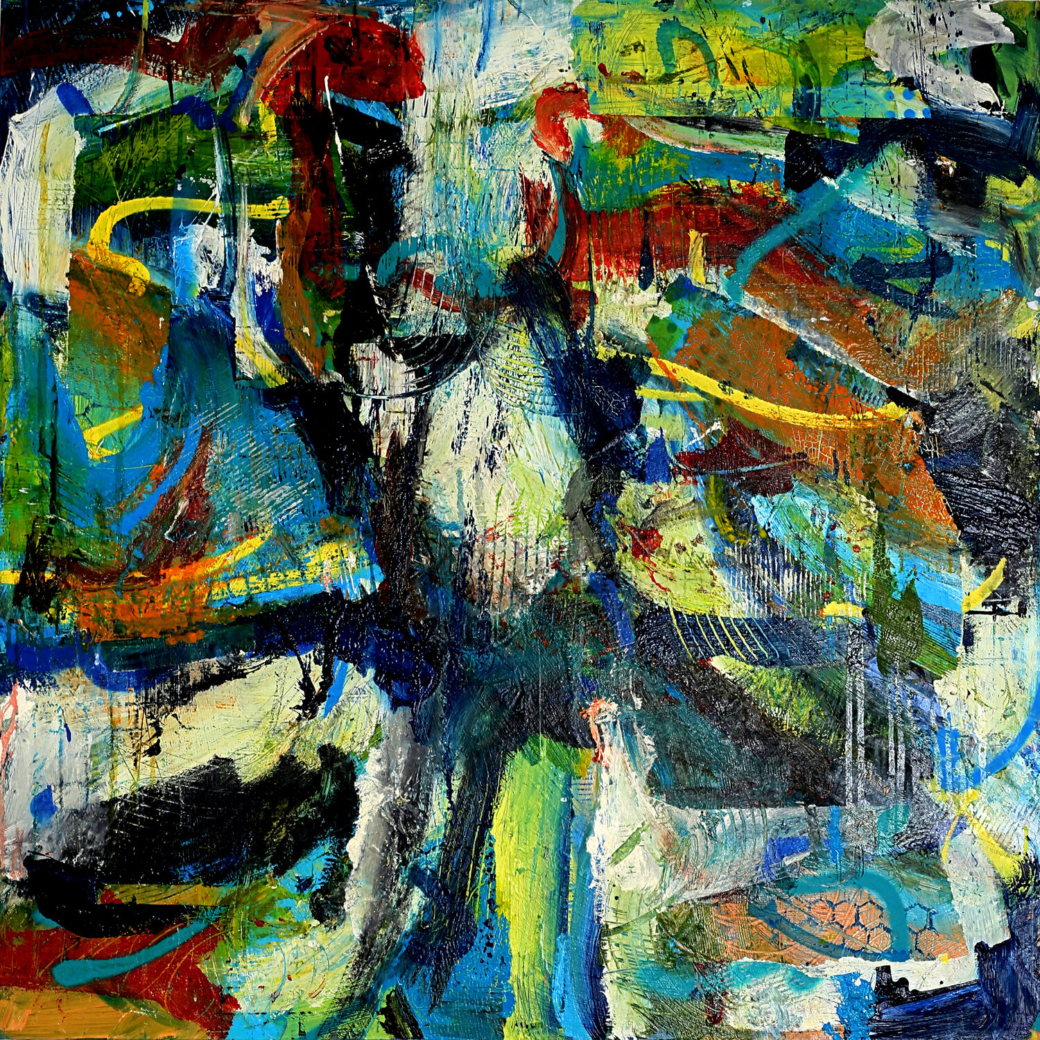 Dalla Serie "L'idea dell'essere" Rosario Annunziata Original painting for sale
