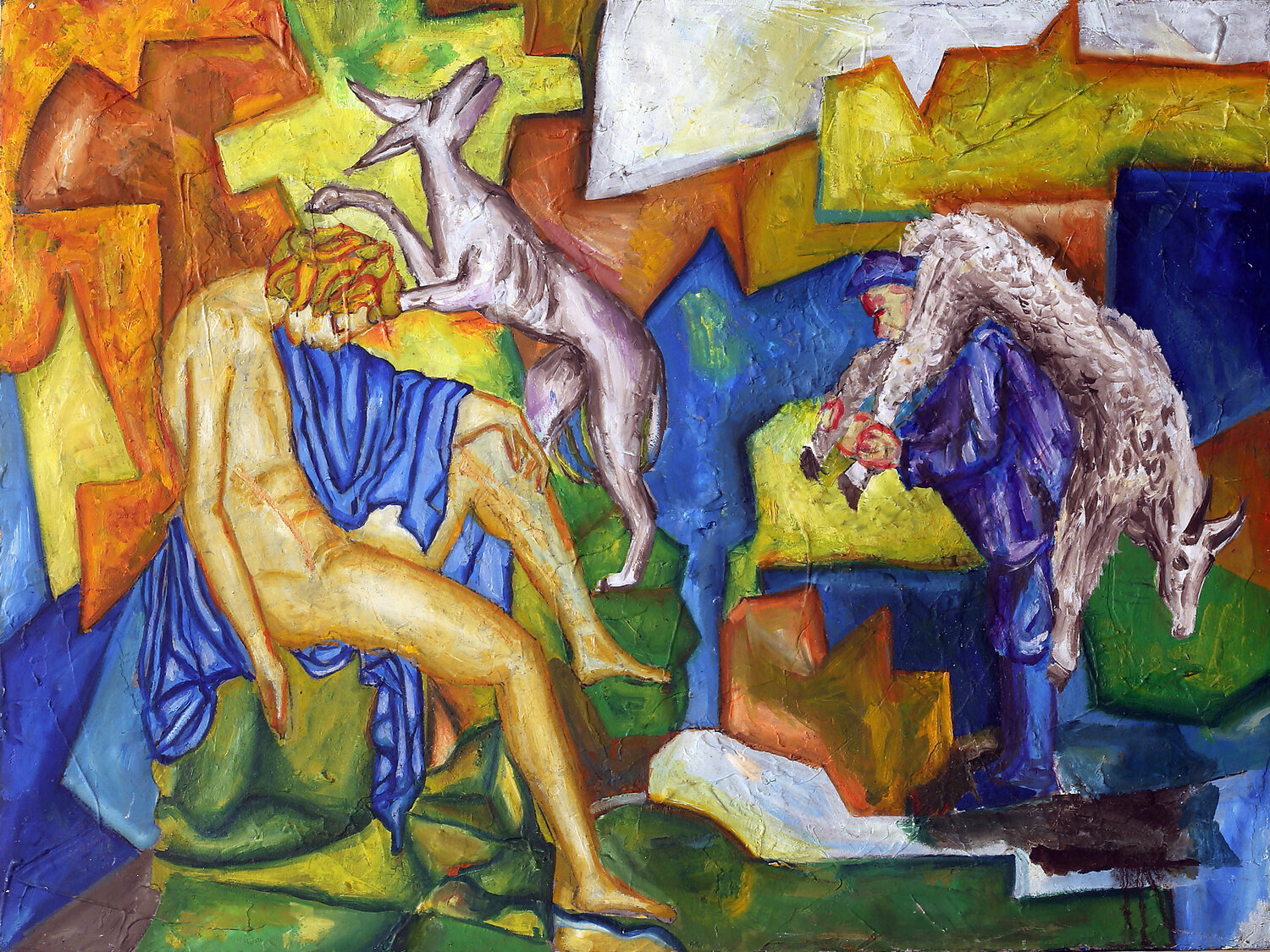 Up and down Rosario Annunziata Original painting for sale