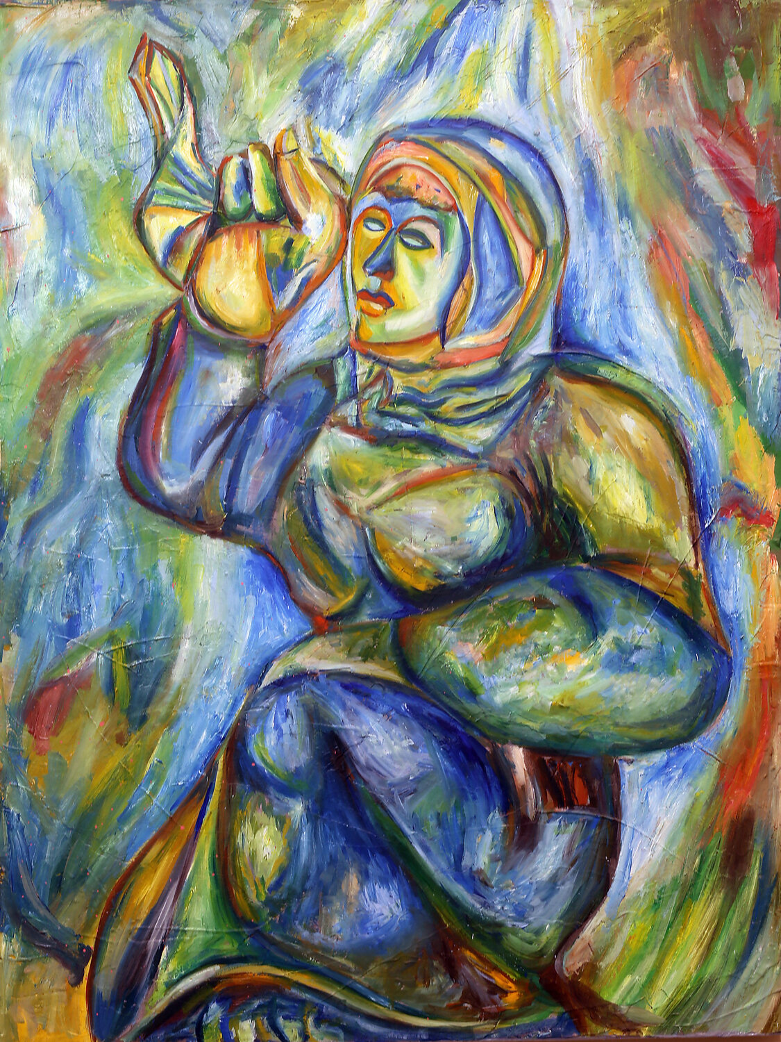 Ascolto la voce del mare Rosario Annunziata Original painting for sale