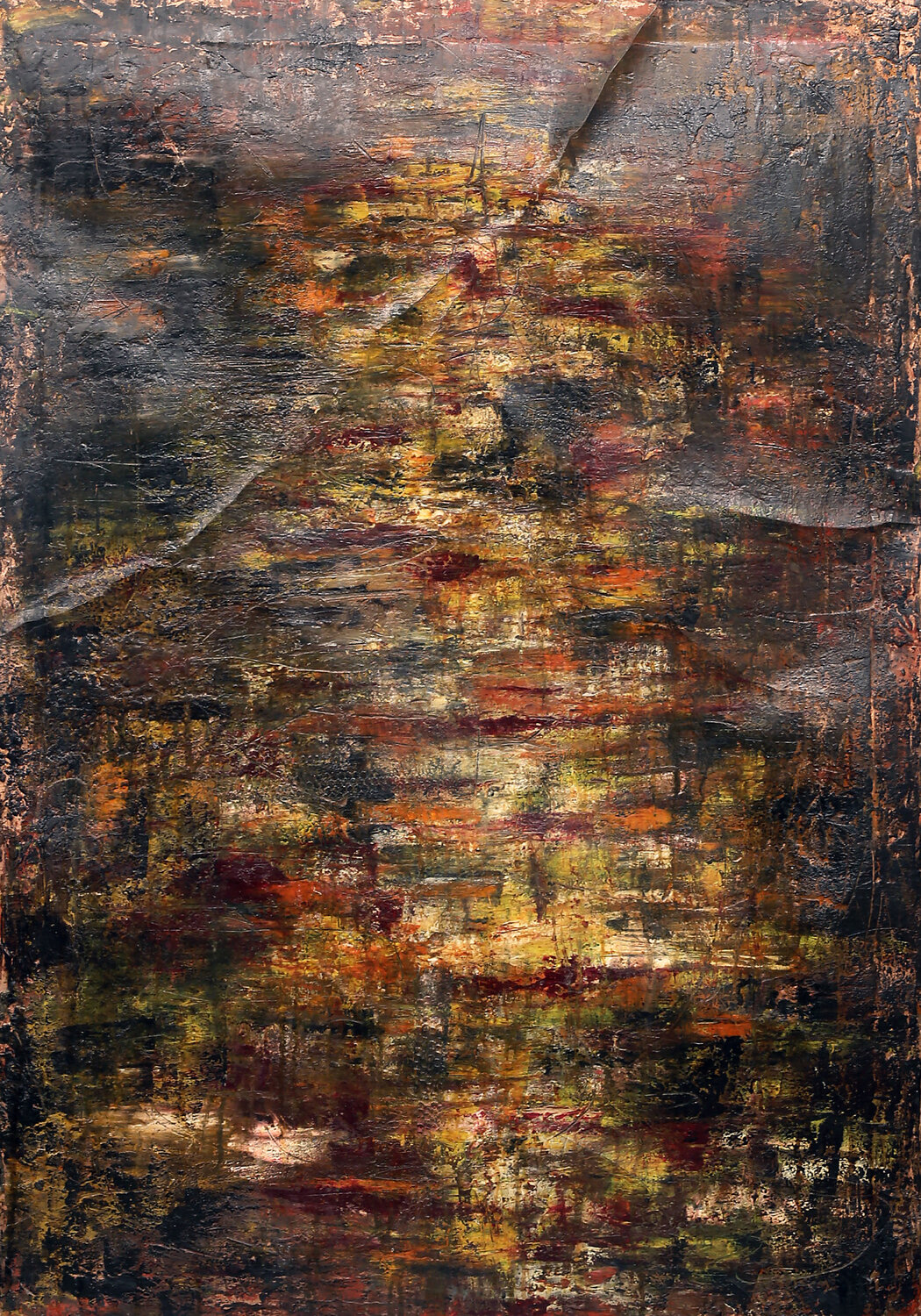 Verso l'infinito Rosario Annunziata Original painting for sale