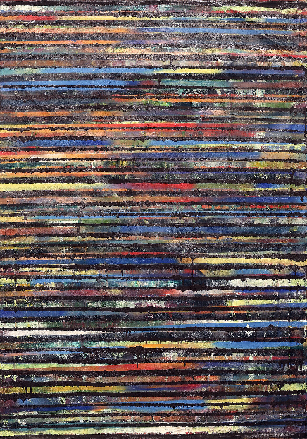 Sospensione temporale Rosario Annunziata Original painting for sale
