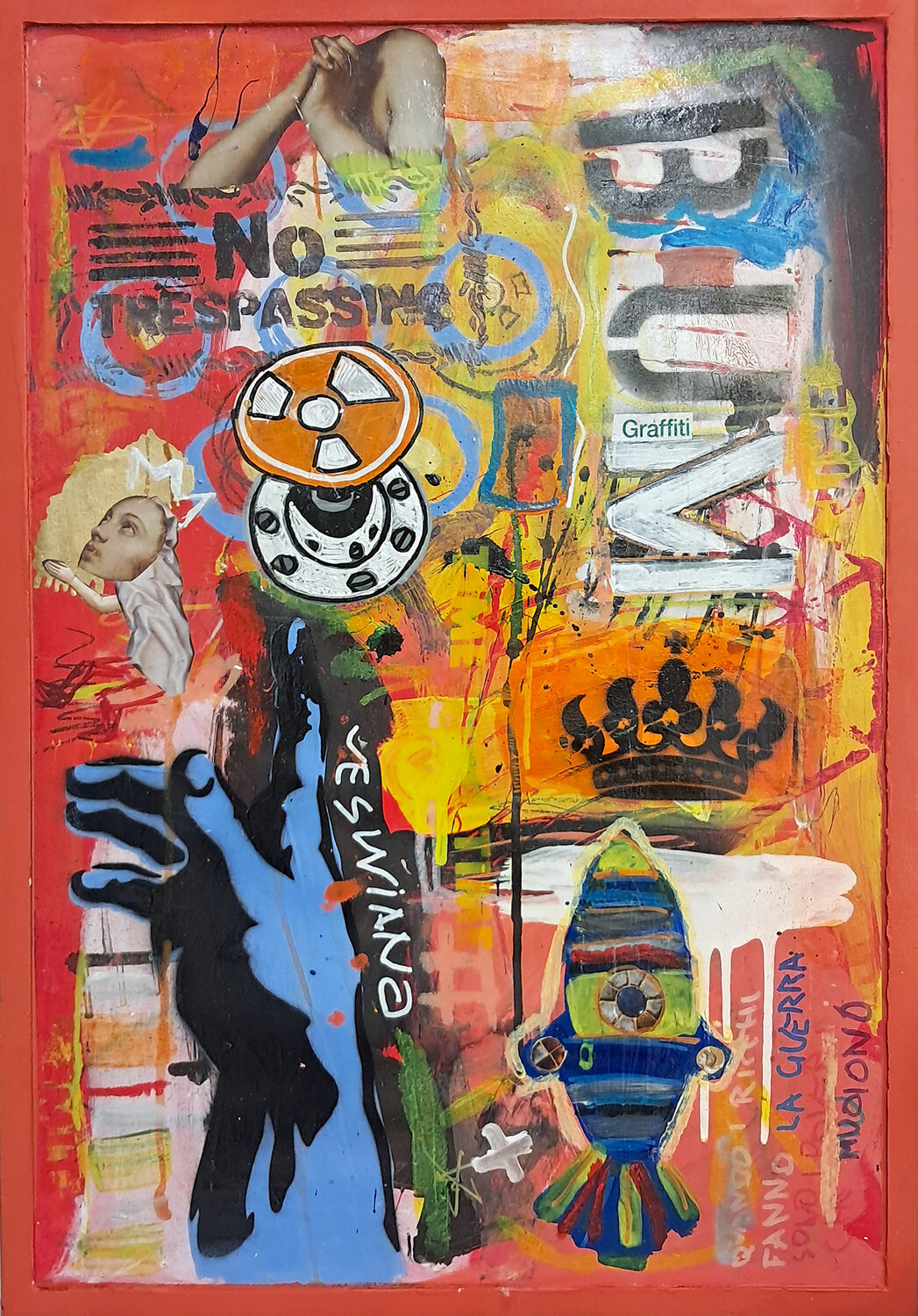 No trespassing Rosario Annunziata Original painting for sale