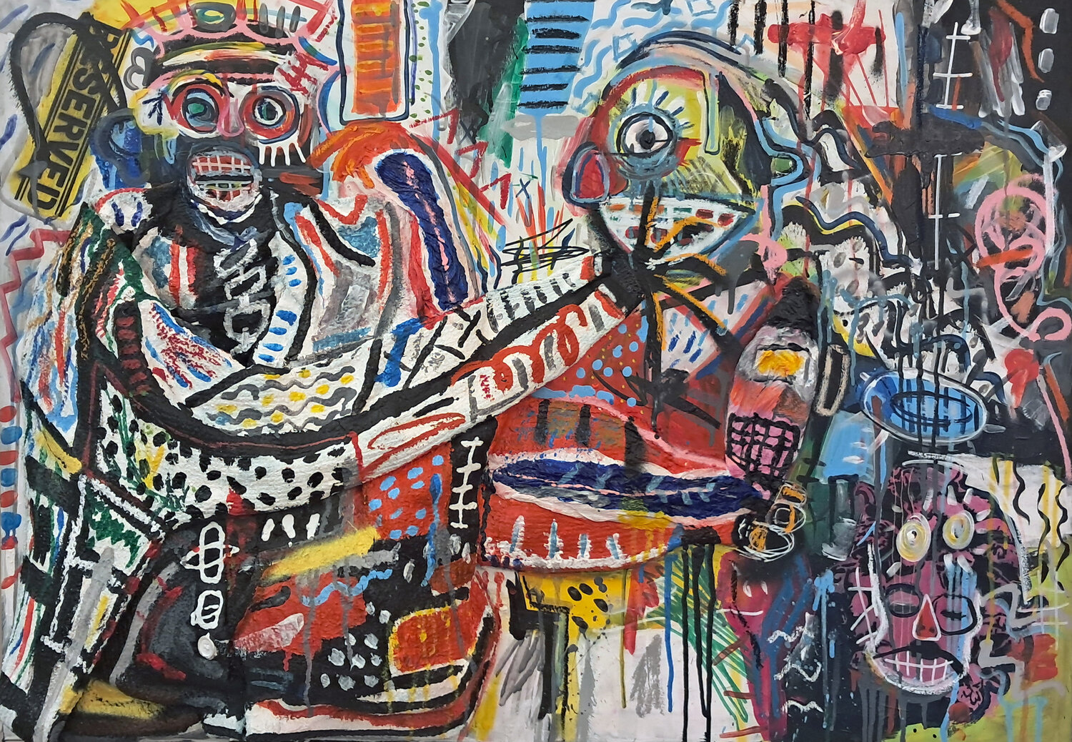 Malasorte Rosario Annunziata Original painting for sale