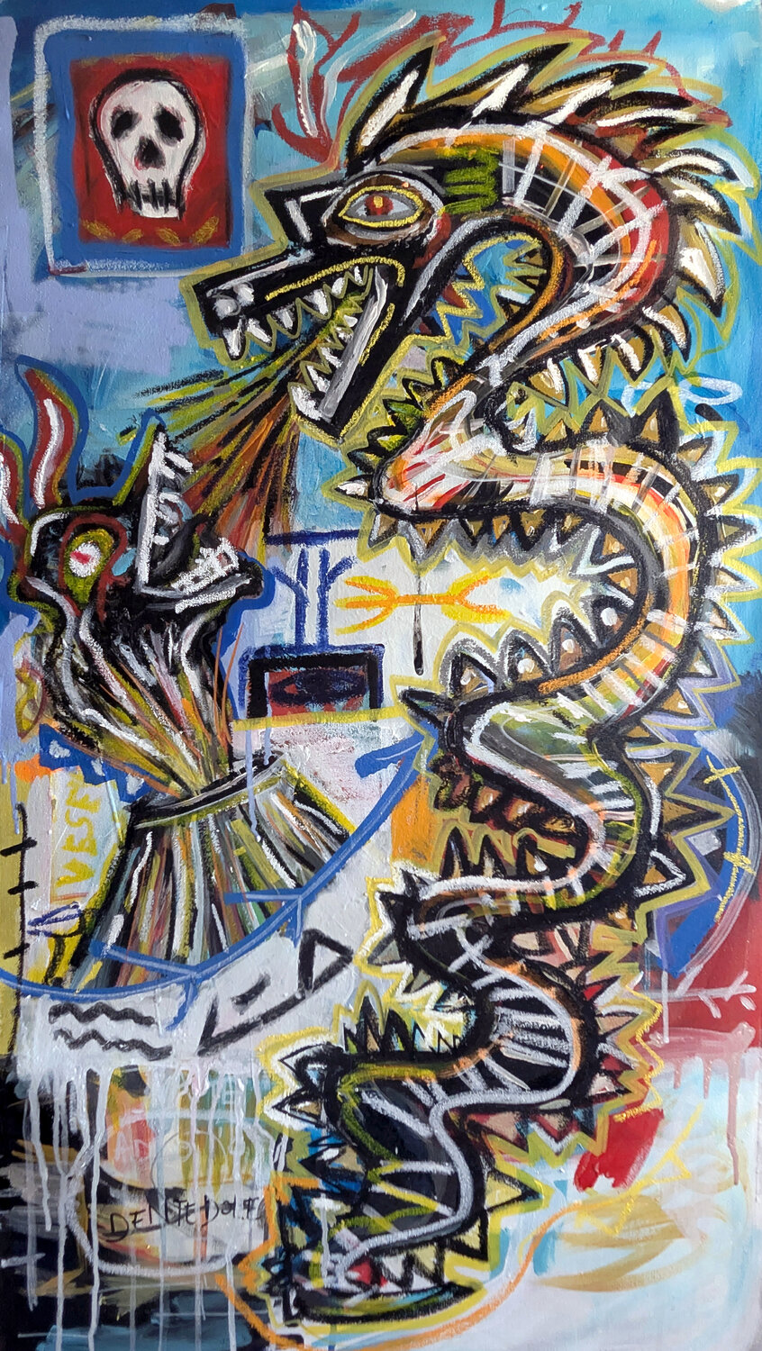 Il Respiro del Leviatano Rosario Annunziata Original painting for sale