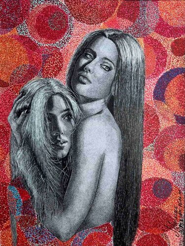 I'm with you by Miglena Dyankova, Drawing for Sale on Select