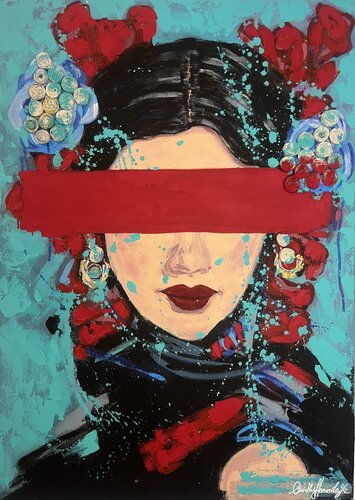 Intuición by Cristhy Hernandez, Painting for Sale on Select