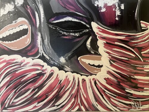 Tu sonrisa by Cristhy Hernandez, Painting for Sale on Select