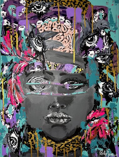 The Overthinker by Cristhy Hernandez, Painting for Sale on Select