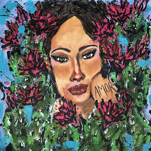 Jardín de cicatrices by Cristhy Hernandez, Painting for Sale on Select