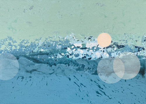 Seestück XI by Markus Honerla, Painting for Sale on Select