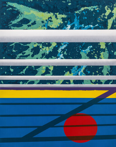 an Deck VIII by Markus Honerla, Painting for Sale on Select