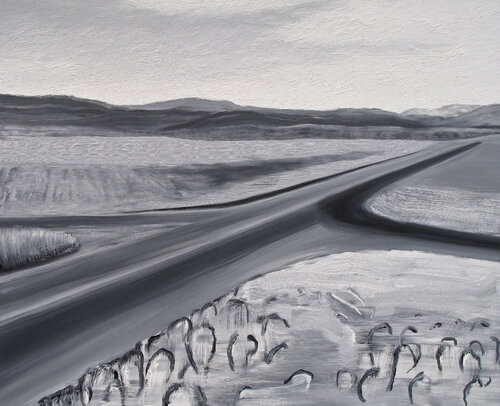 Land I by Markus Honerla, Painting for Sale on Select