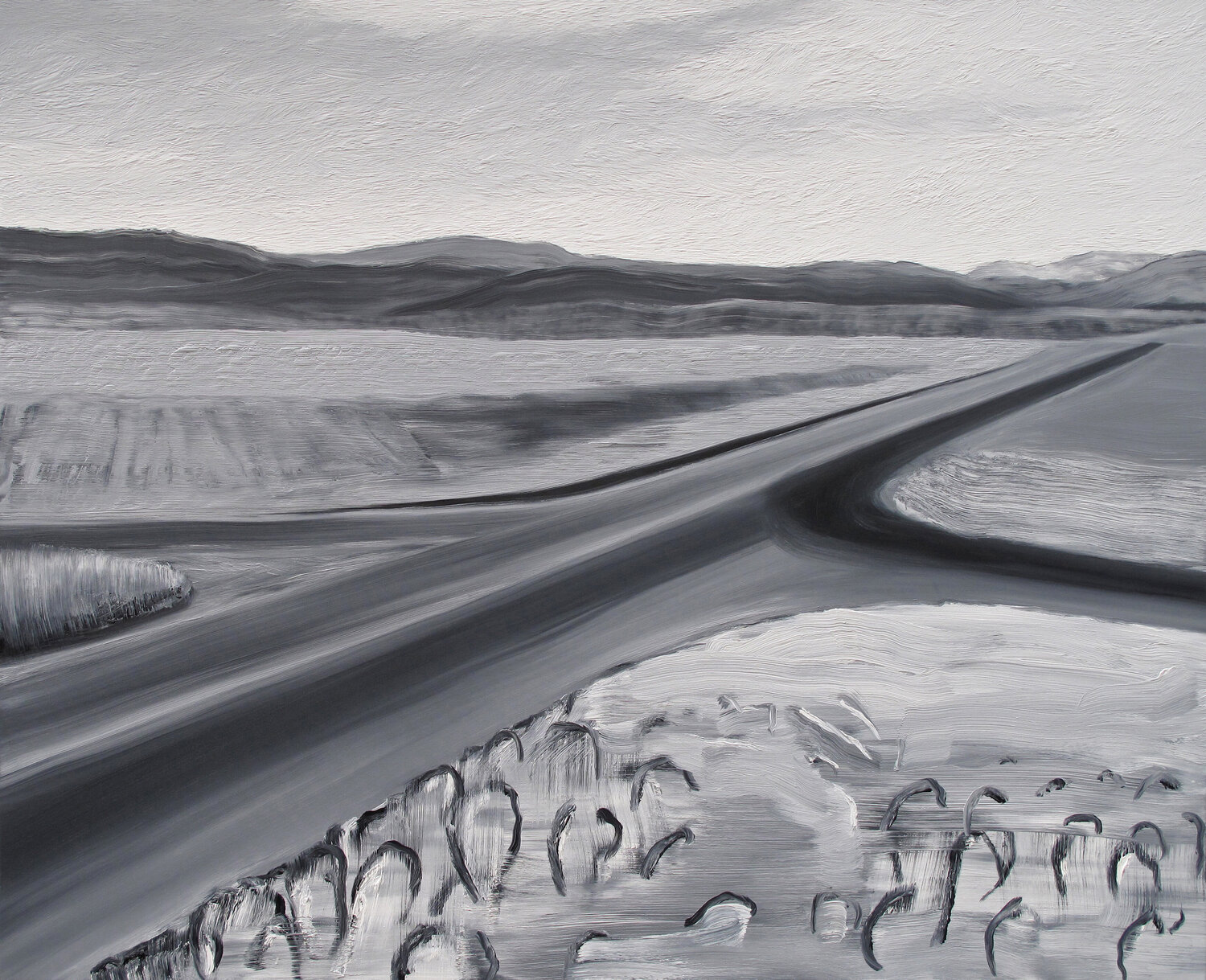 Land I Markus Honerla Original painting for sale