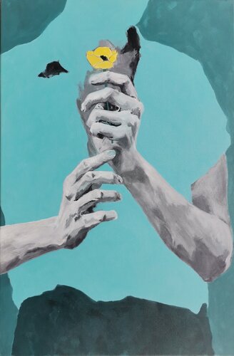 Hoffnungsträger by Petra Rader, Painting for Sale on Select