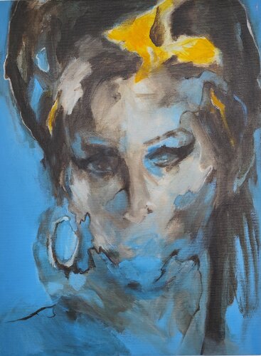 Amy Winehouse by Petra Rader, Painting for Sale on Select