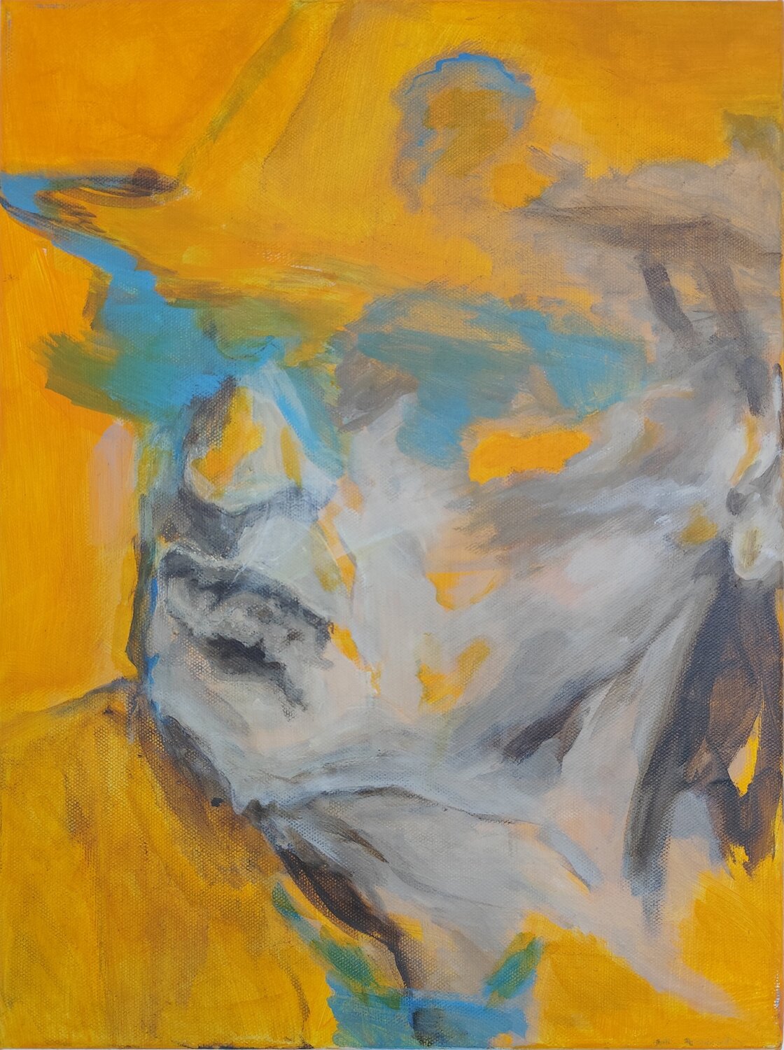 Udo Lindenberg Petra Rader Original painting for sale