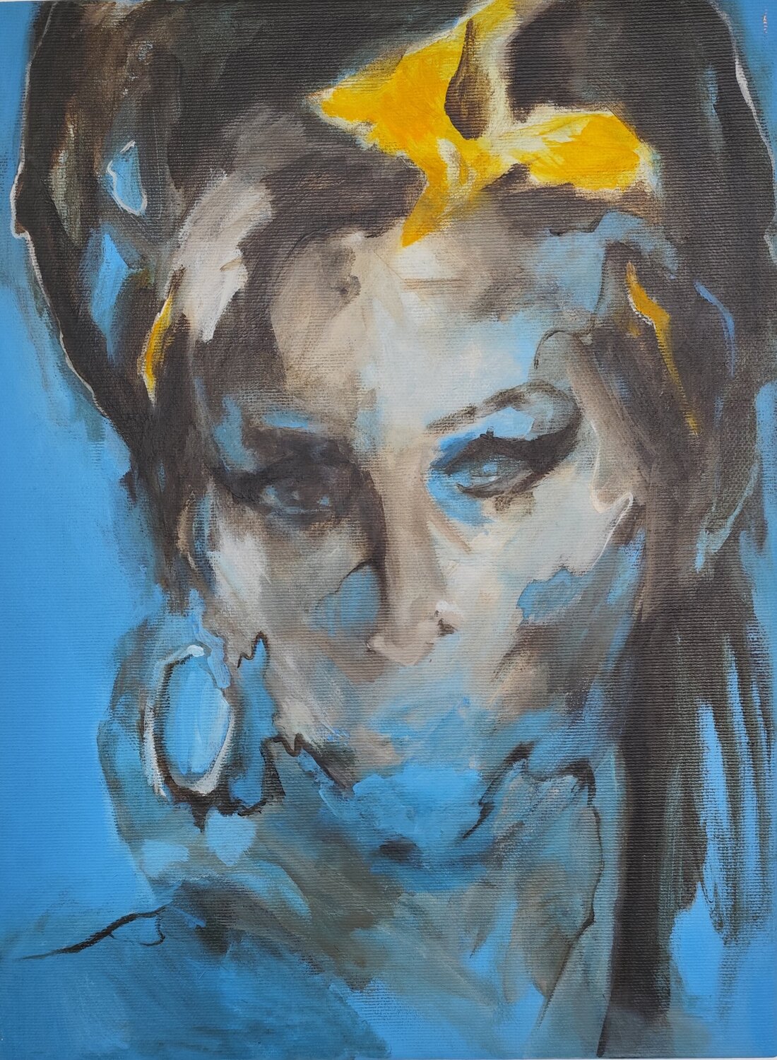 Amy Winehouse Petra Rader Original painting for sale