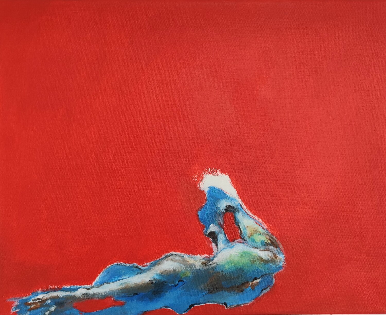 To the ground Petra Rader Original painting for sale