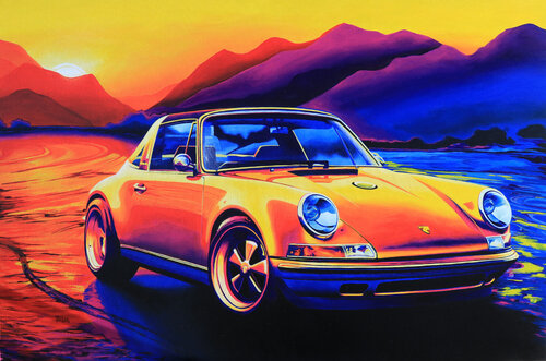 Sundowner by Timon Stork, Painting for Sale on Select