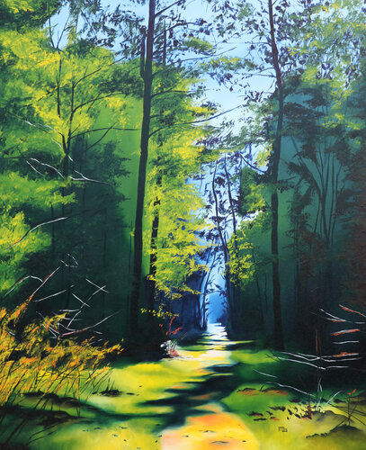 On my way by Timon Stork, Painting for Sale on Select