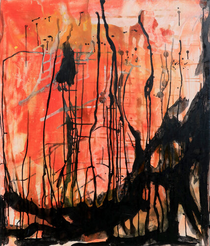 Wild Flames by Timon Stork, Painting for Sale on Select