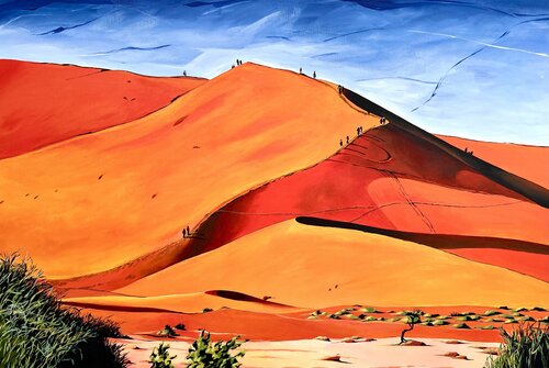 DuneWalkers by Timon Stork, Painting for Sale on Select