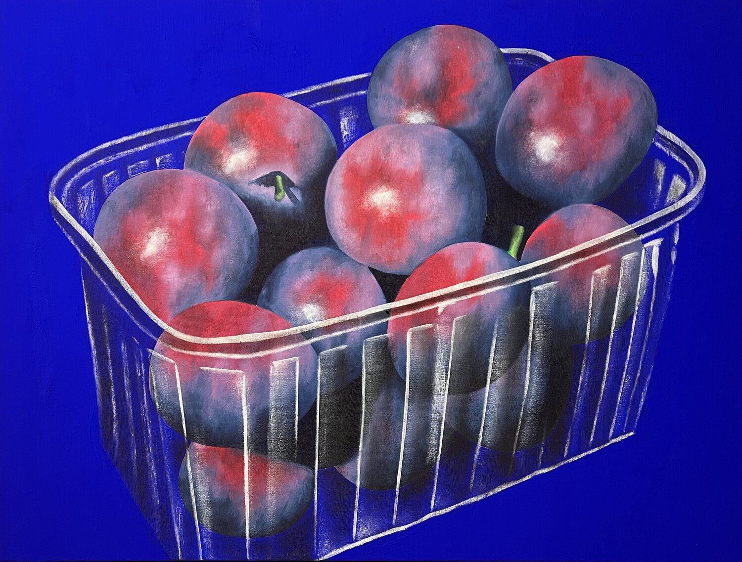 Blue Harvest Timon Stork Original painting for sale