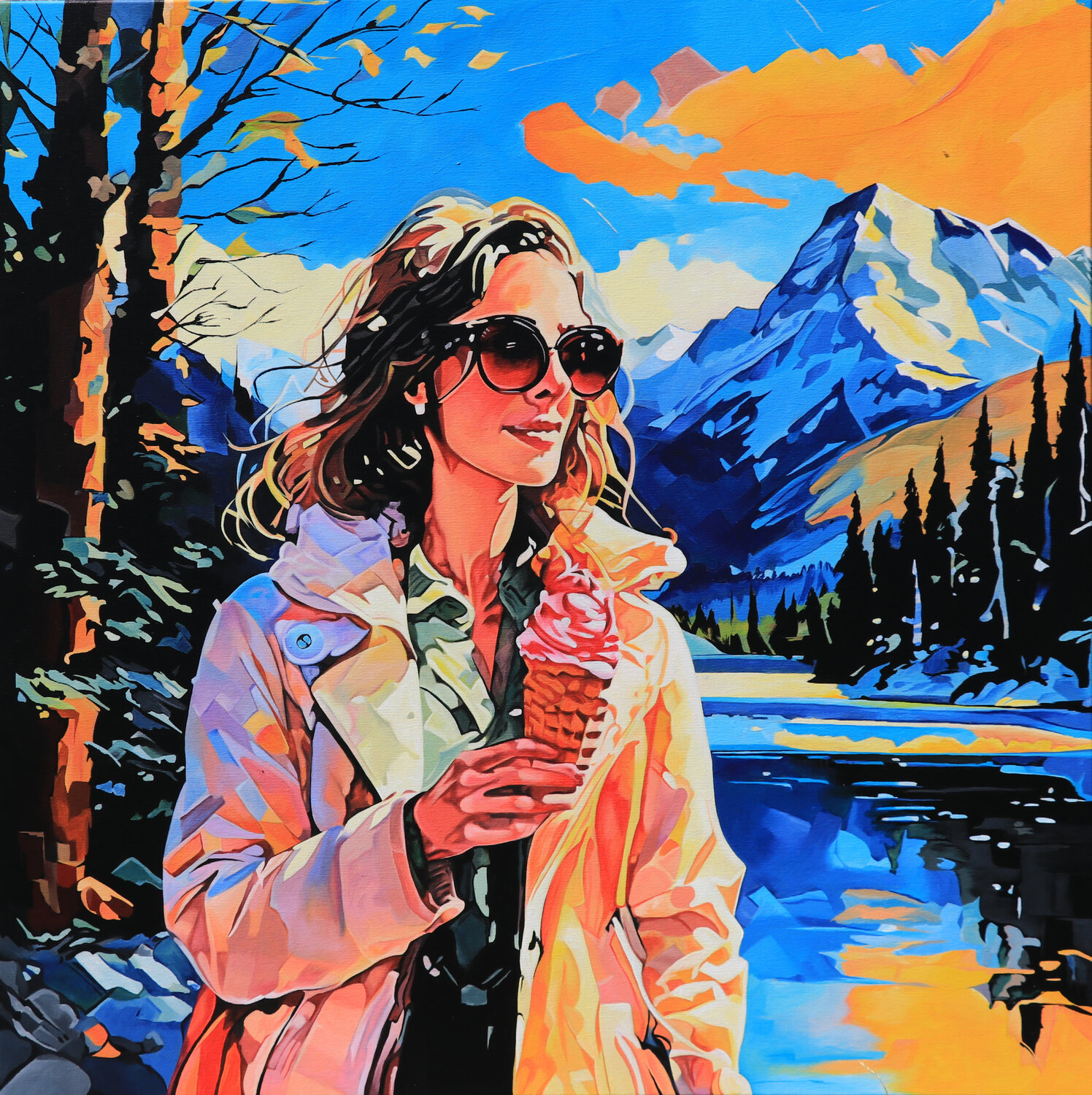 Frost & Flavor Timon Stork Original painting for sale