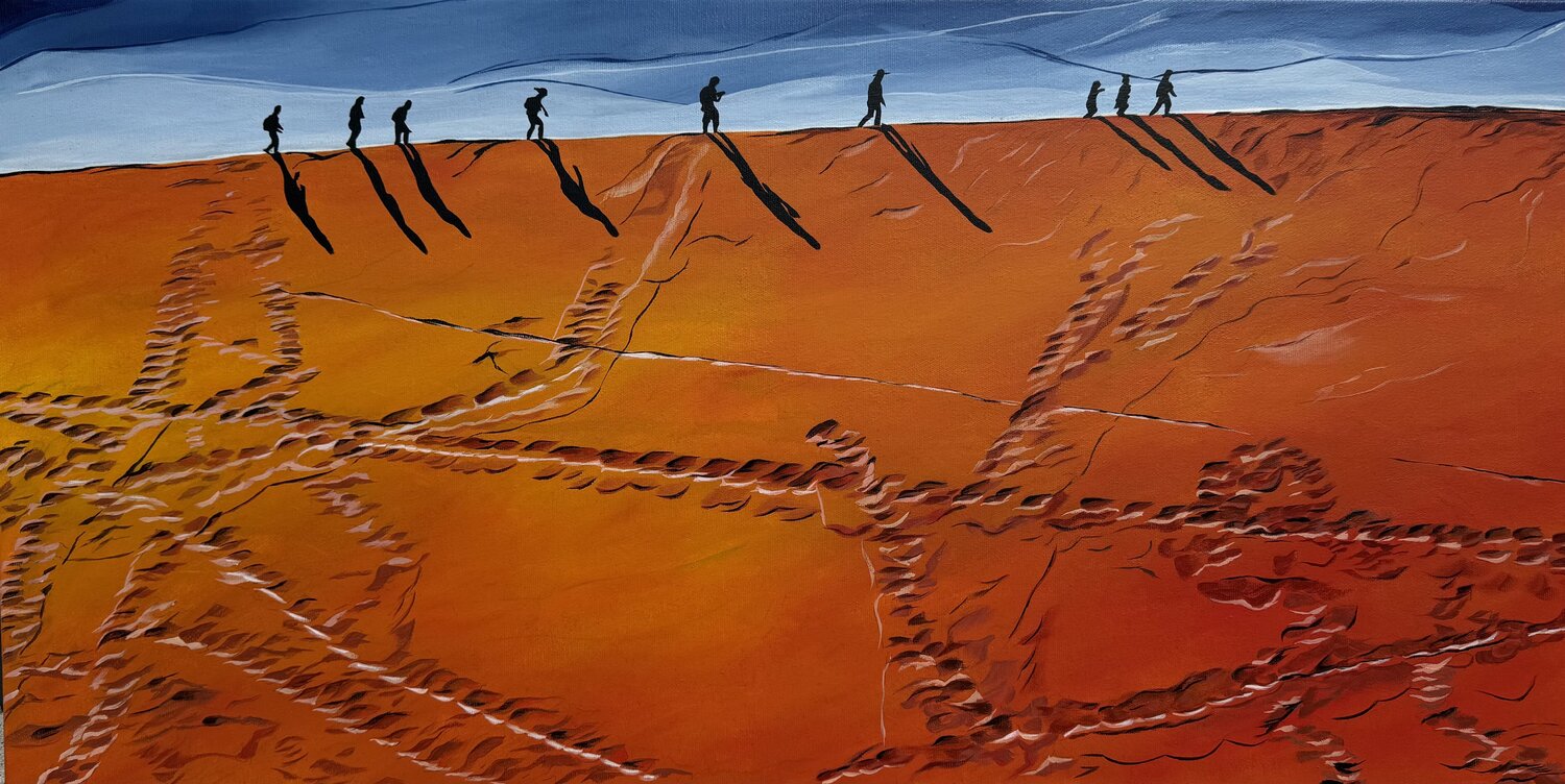 DuneRunners Timon Stork Original painting for sale