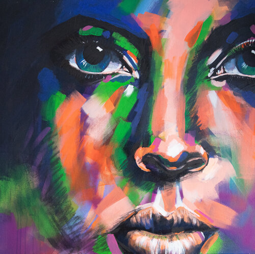 Frau II by Silke von Clarmann, Painting for Sale on Select