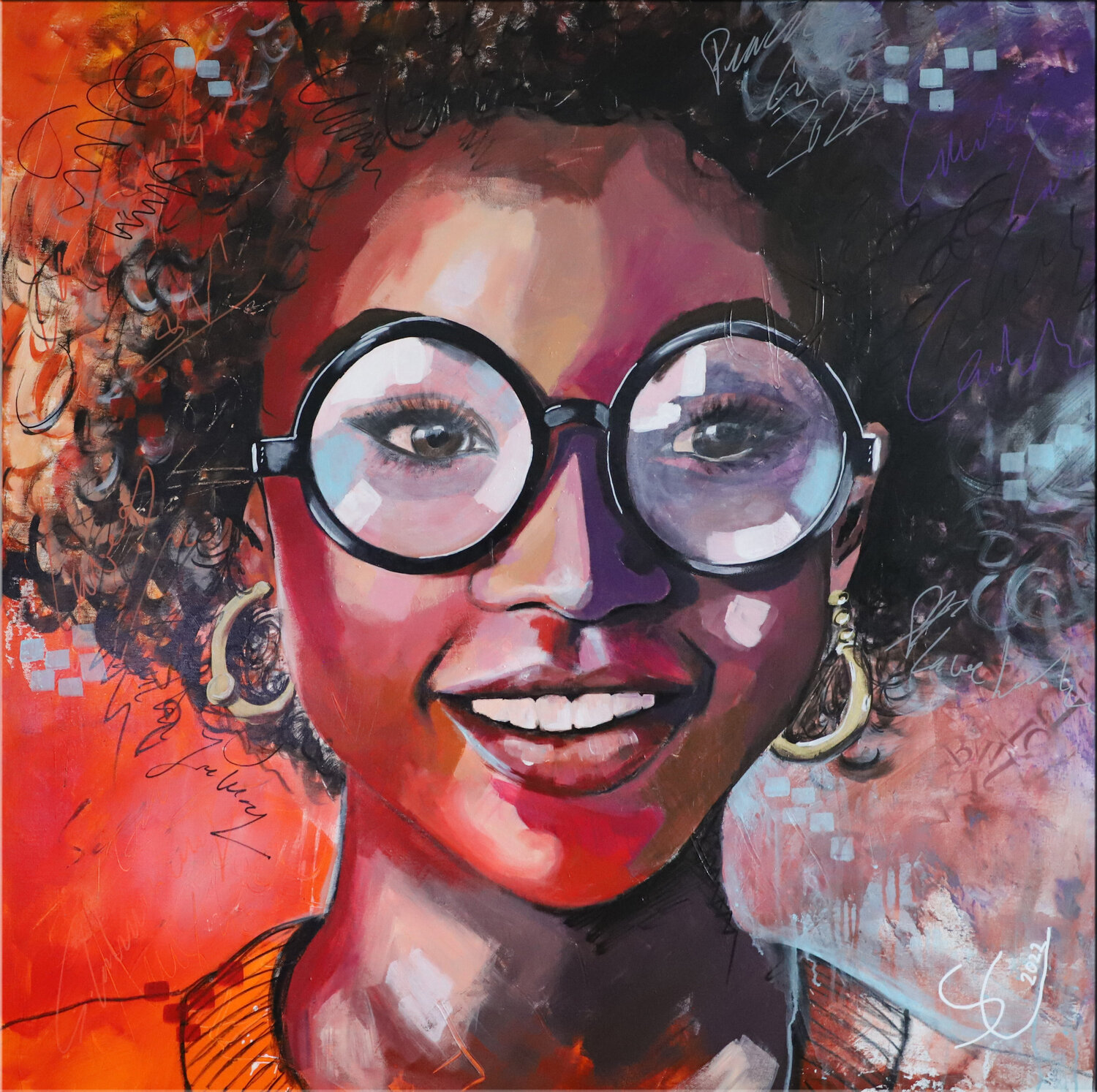 Natürlichkeit Silke von Clarmann Original painting for sale