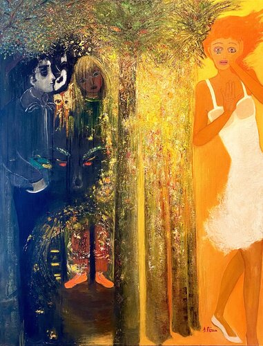 L'Inconstance Climatique by Sylvie PERON, Painting for Sale on Select