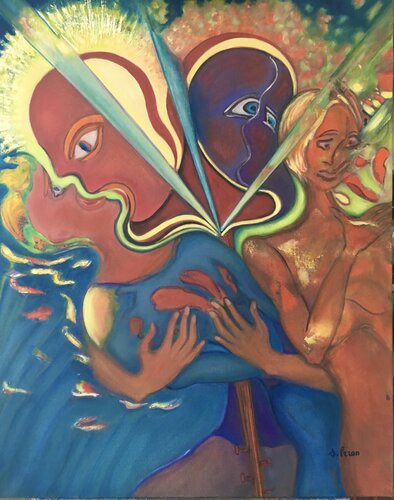 Les Dieux by Sylvie PERON, Painting for Sale on Select