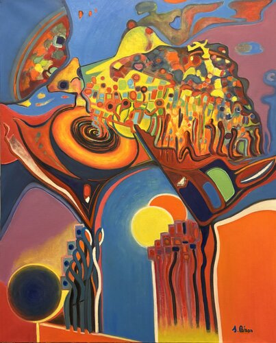 L'Univers by Sylvie PERON, Painting for Sale on Select