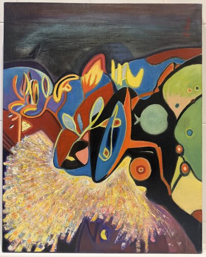 Pétarades Joyeuses et Valses by Sylvie PERON, Painting for Sale on Select